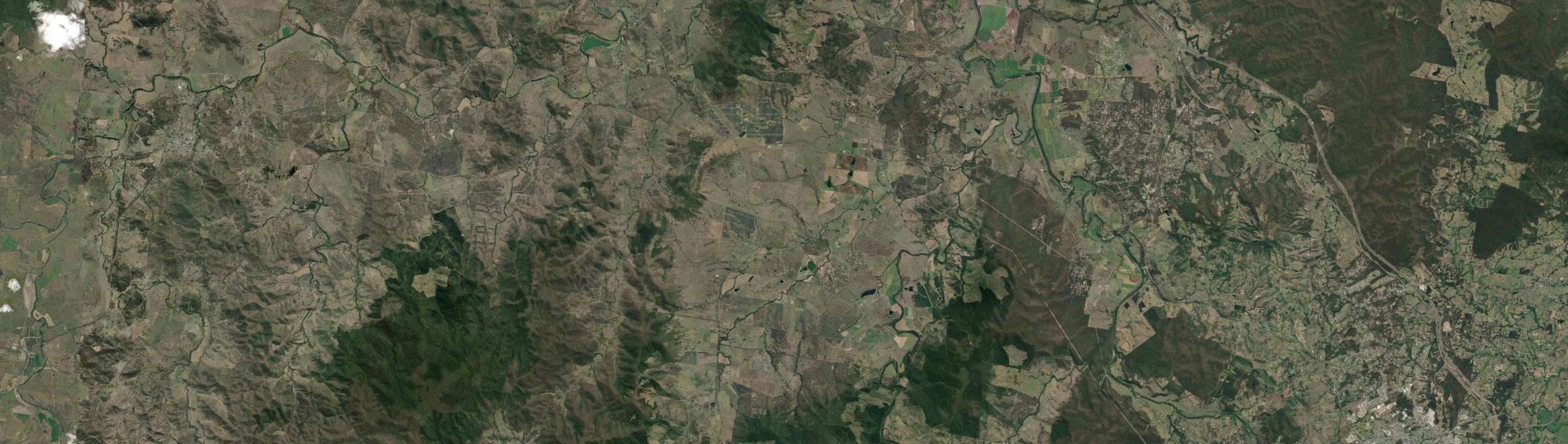 Aerial view of Lower Wonga, QLD