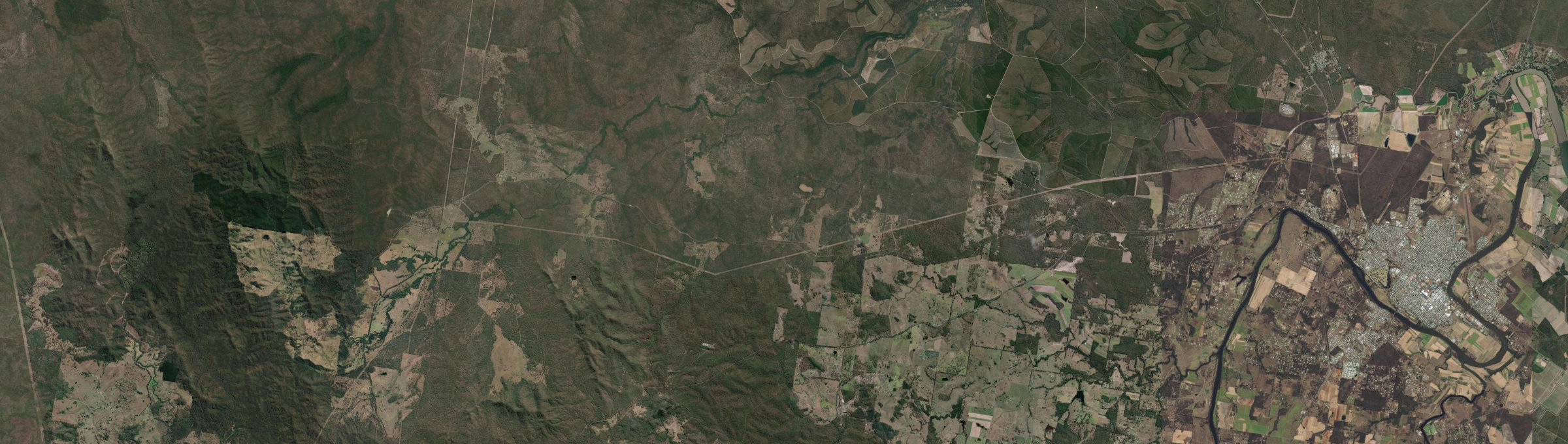 Aerial view of Gungaloon, QLD