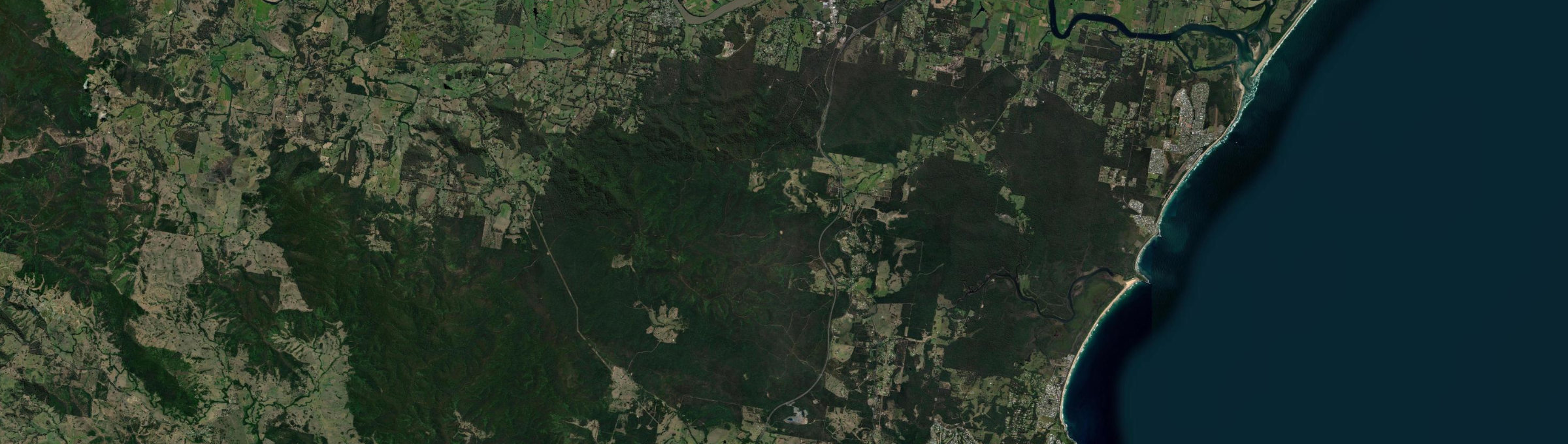 Aerial view of Kiwarrak, NSW