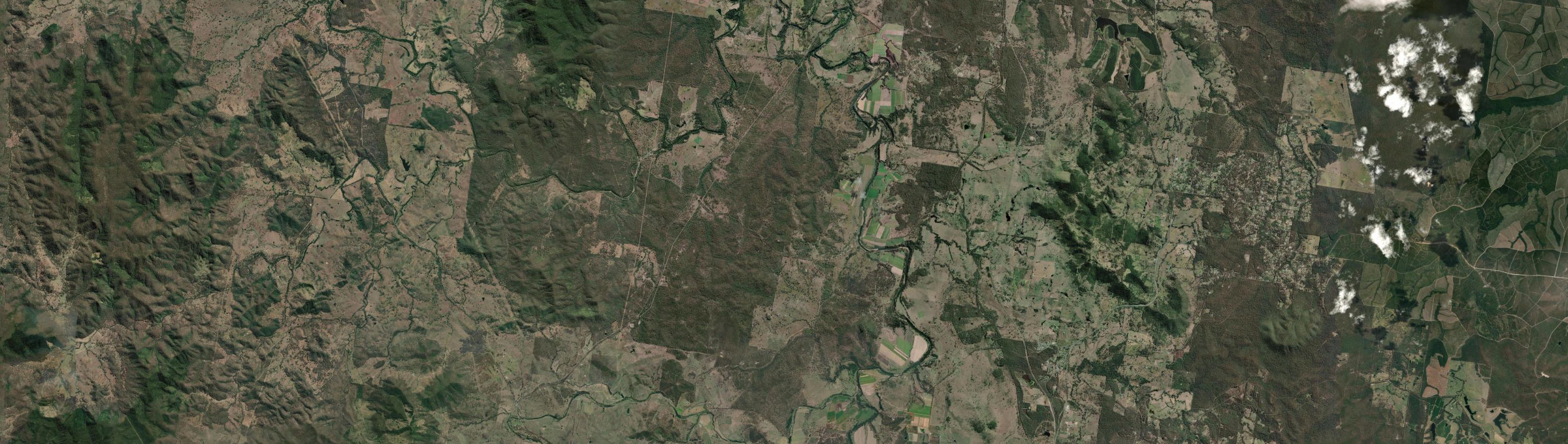 Aerial view of Miva, QLD