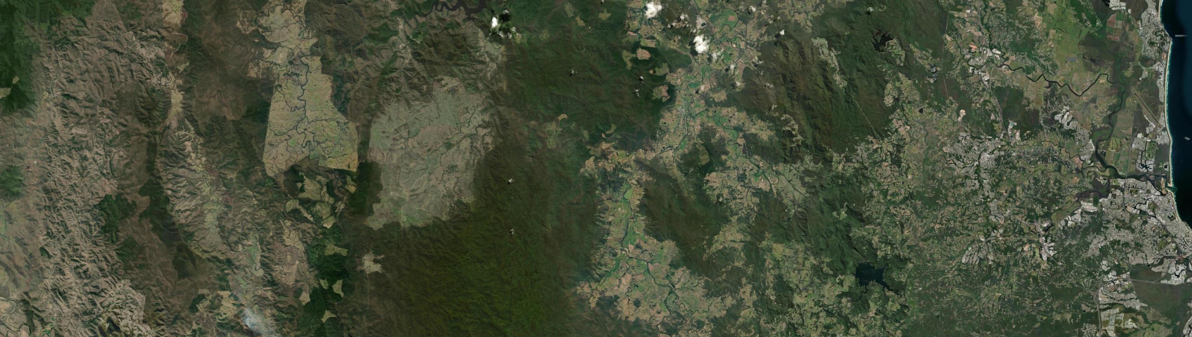 Aerial view of Kenilworth, QLD