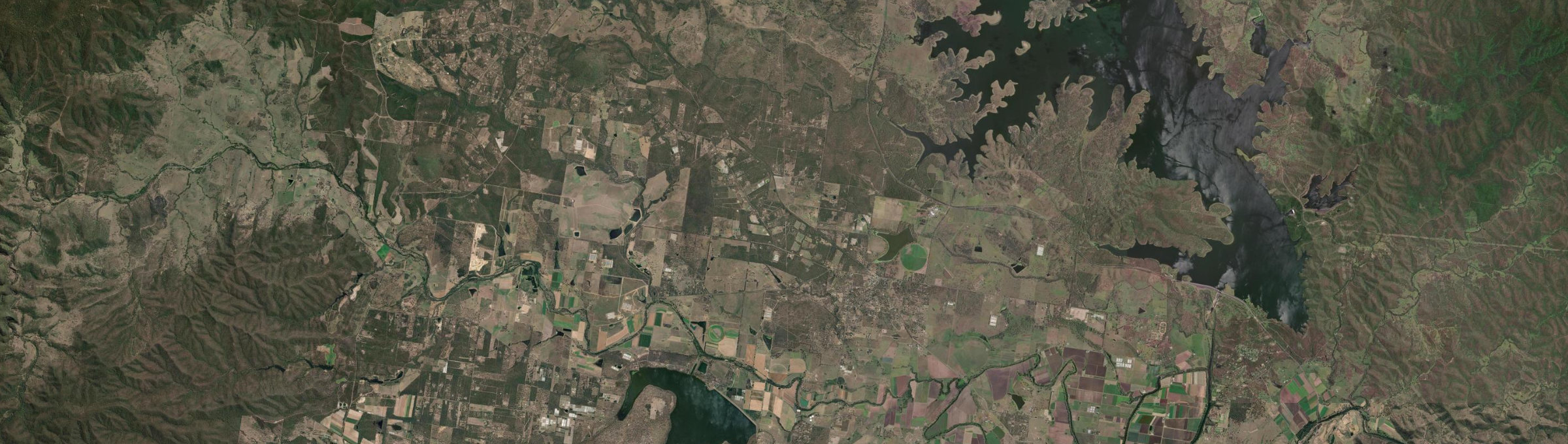 Aerial view of Coominya, QLD