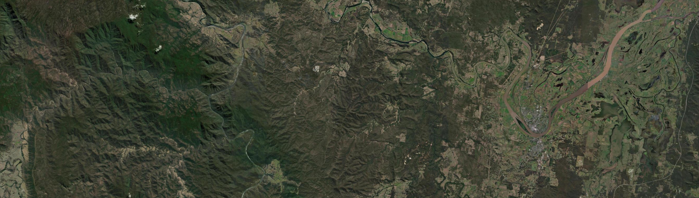 Aerial view of Ramornie, NSW