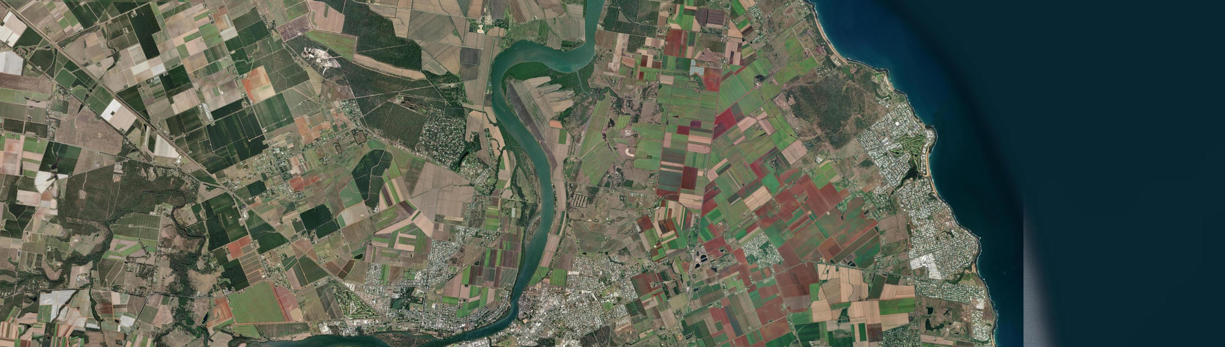 Aerial view of Rubyanna, QLD