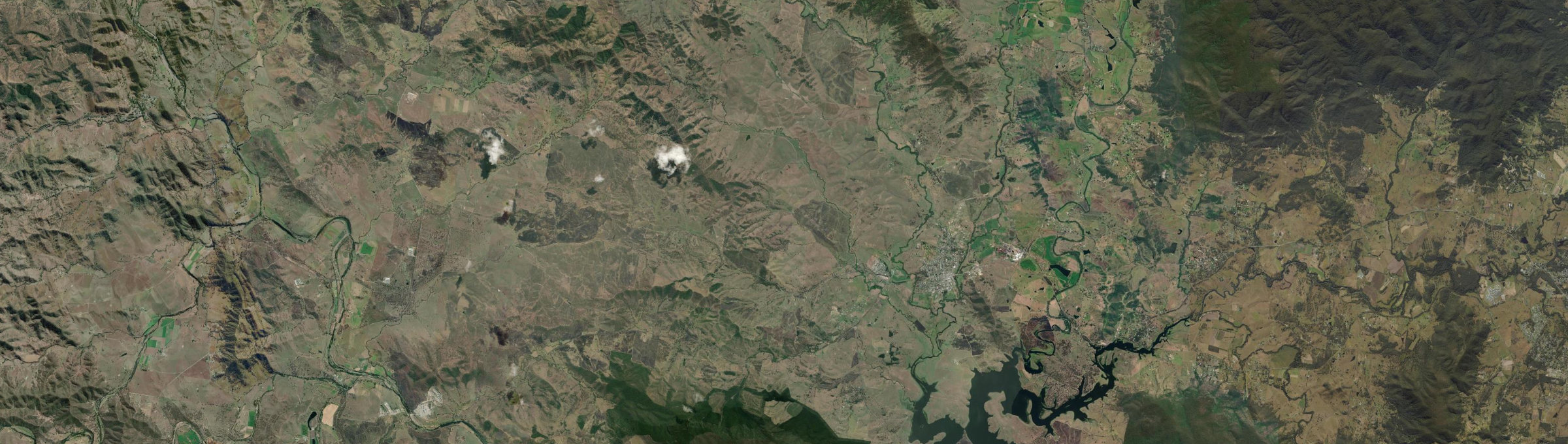 Aerial view of Woolmar, QLD
