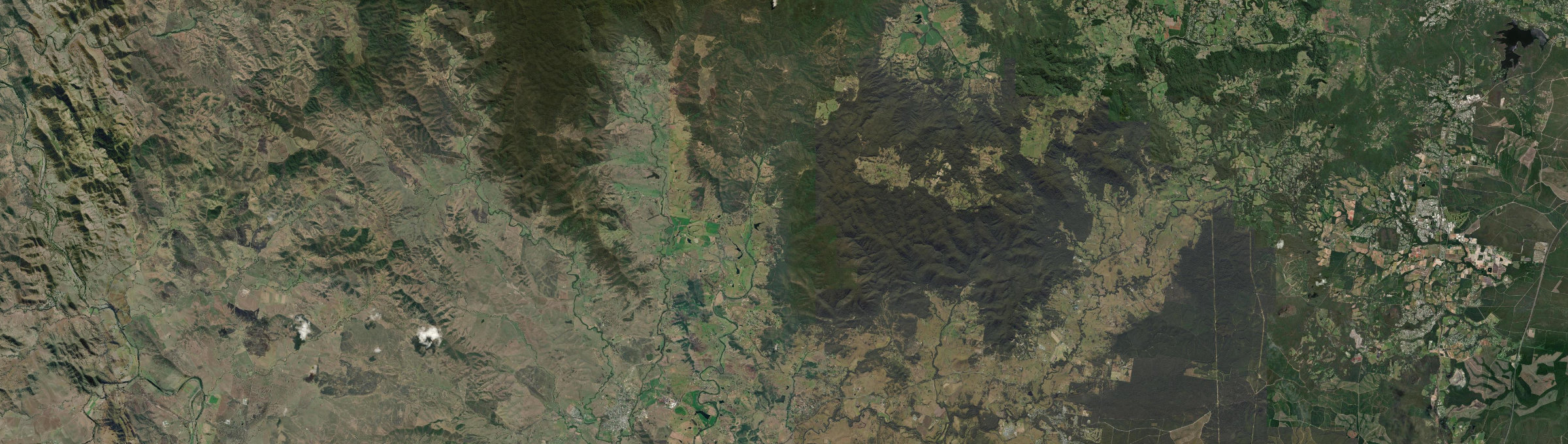 Aerial view of Sandy Creek (Qld), QLD
