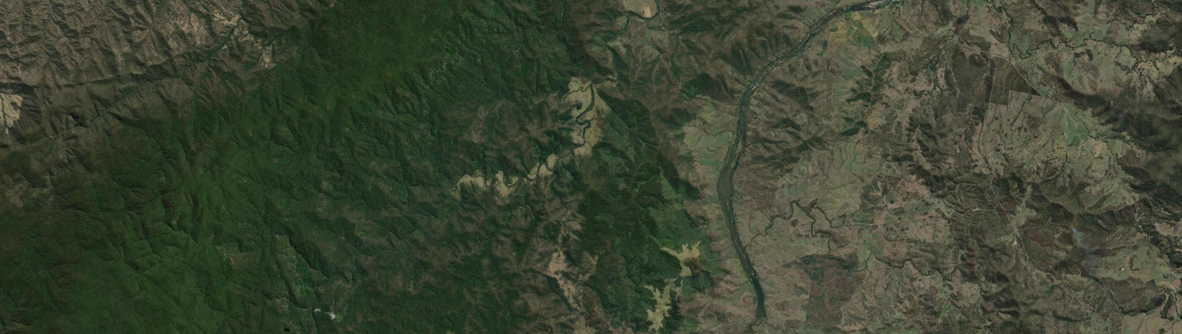 Aerial view of Collum Collum, NSW