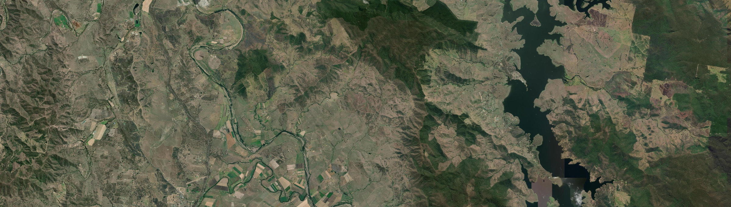 Aerial view of Fulham (Qld), QLD
