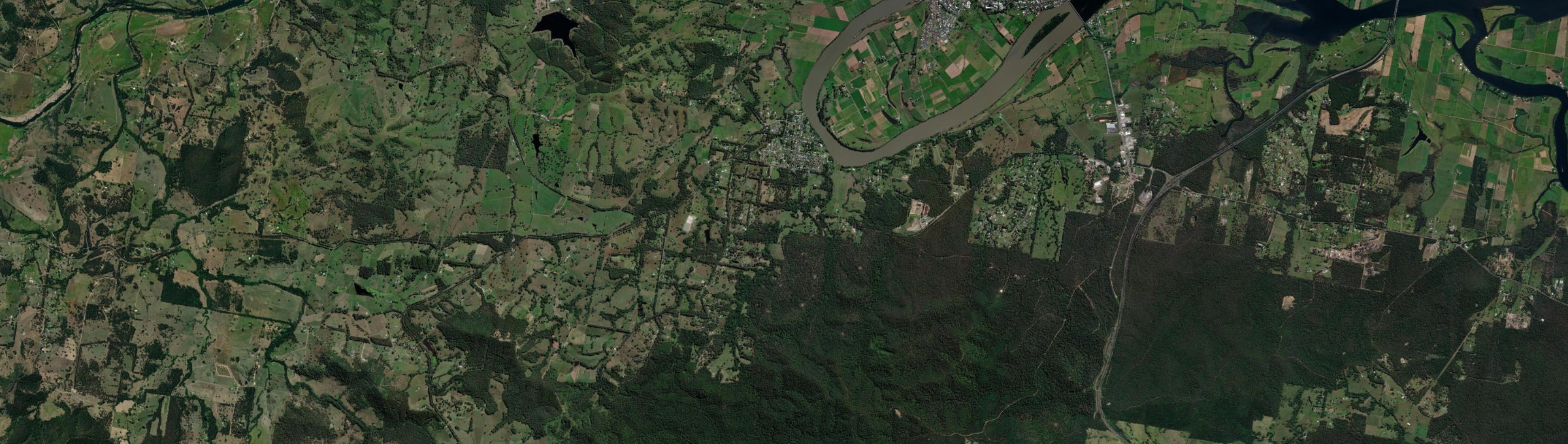 Aerial view of Tinonee, NSW