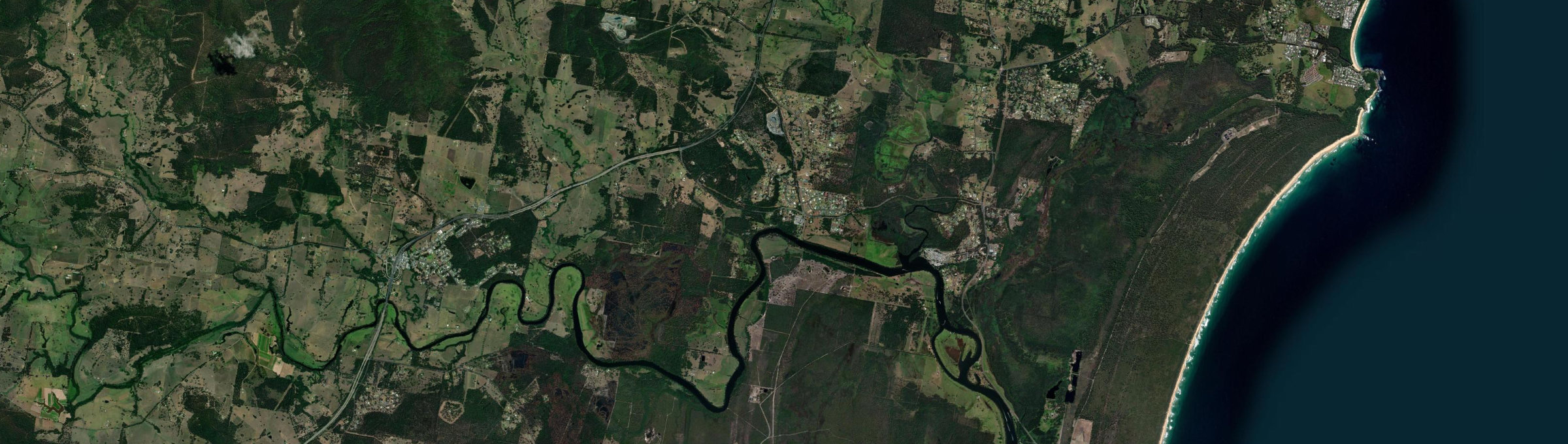 Aerial view of Failford, NSW