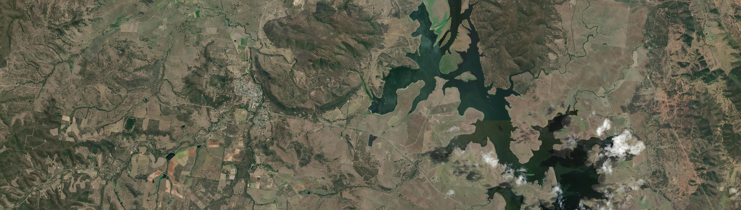Aerial view of Glen Esk, QLD