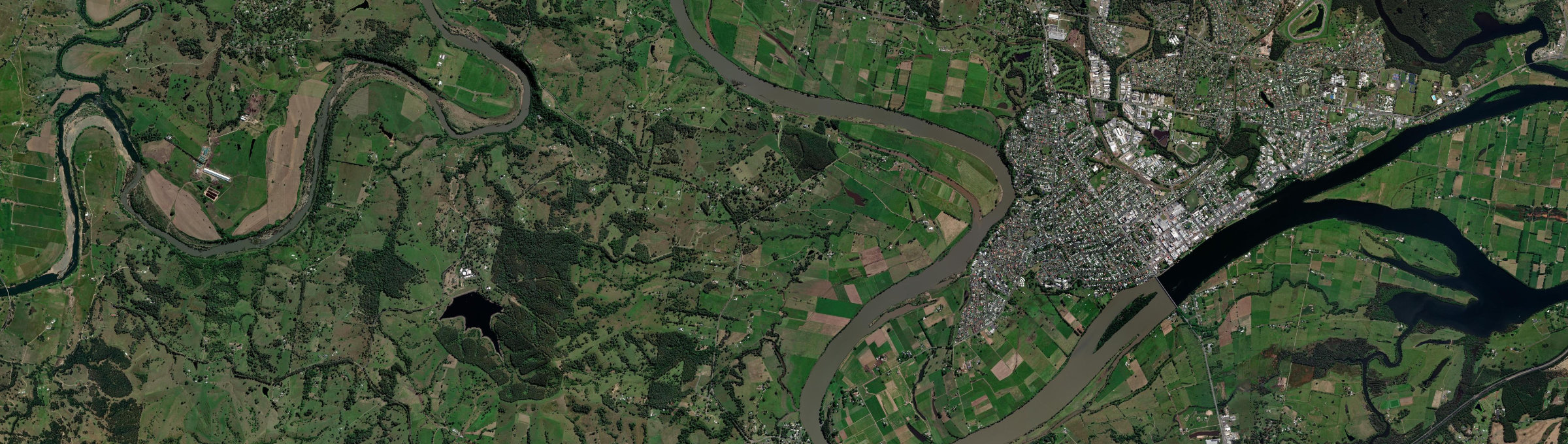 Aerial view of Mondrook, NSW