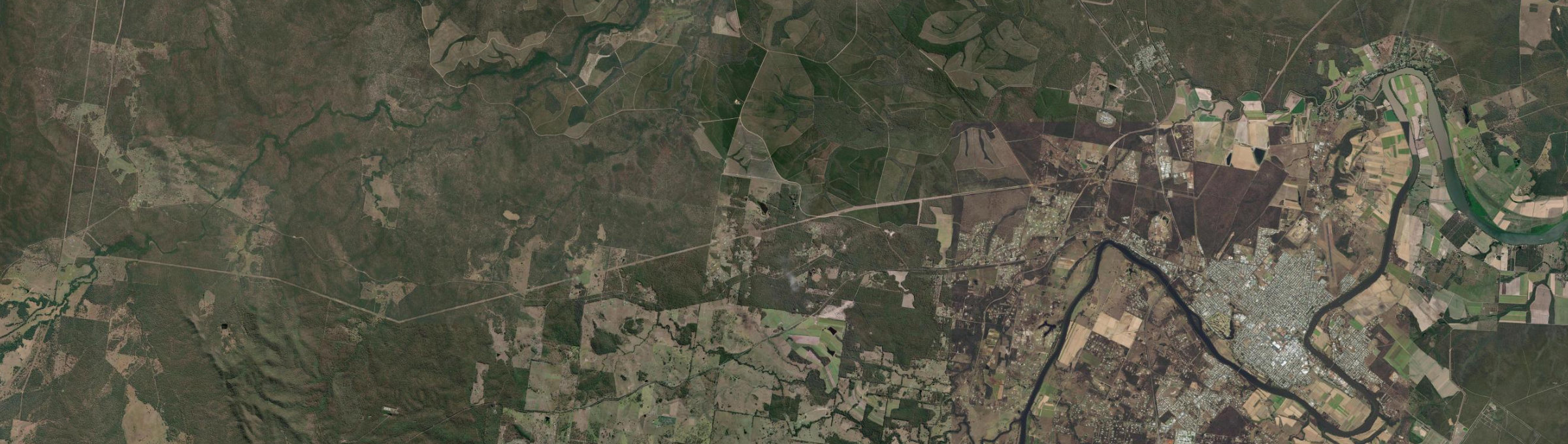 Aerial view of Dunmora, QLD