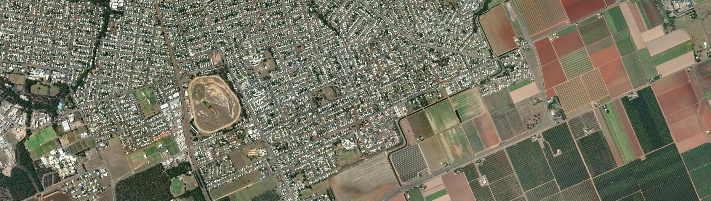Aerial view of Avenell Heights, QLD