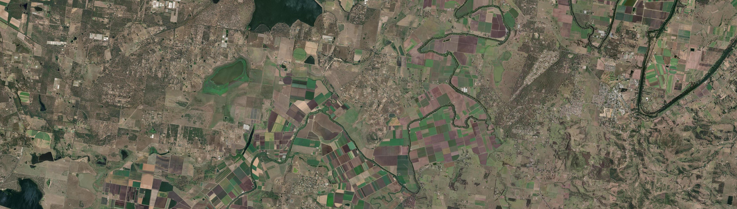 Aerial view of Mount Tarampa, QLD