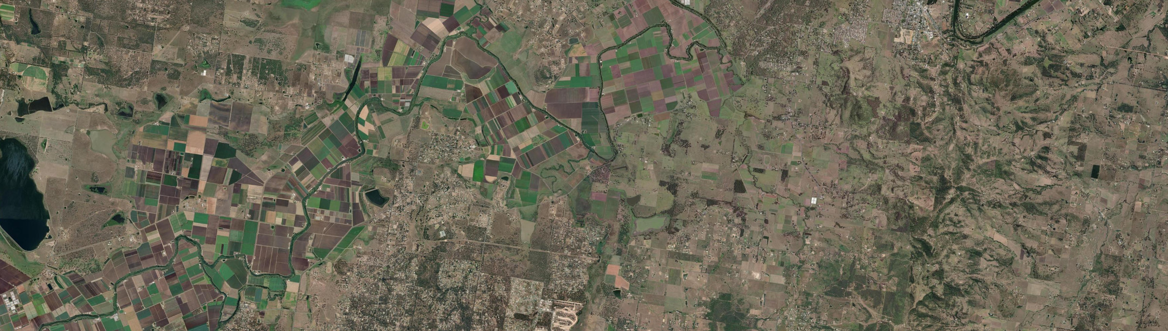 Aerial view of Brightview, QLD