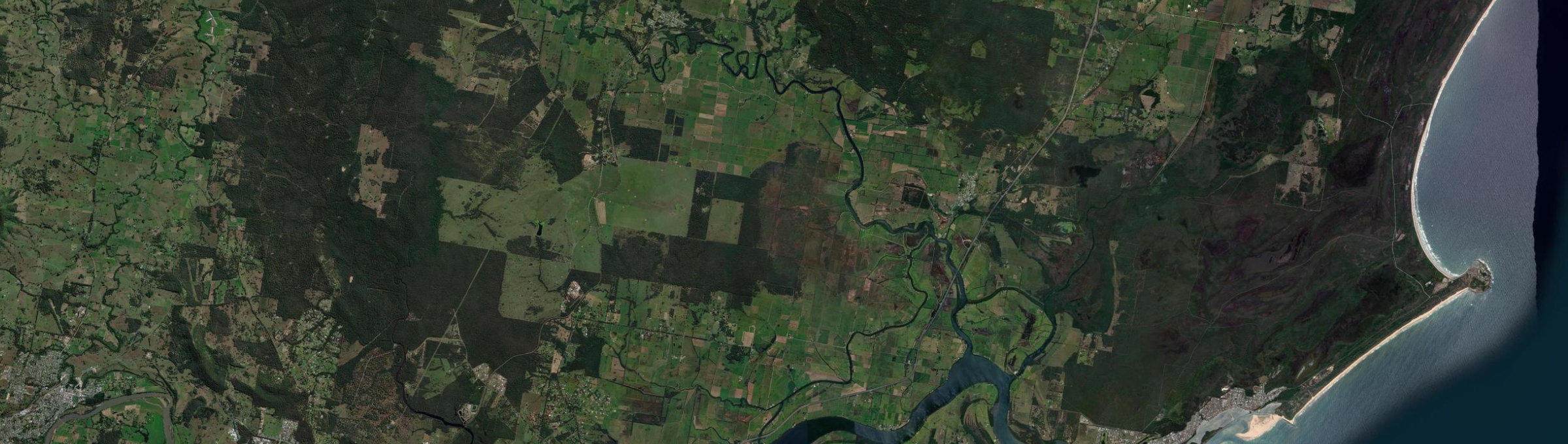 Aerial view of Moto, NSW