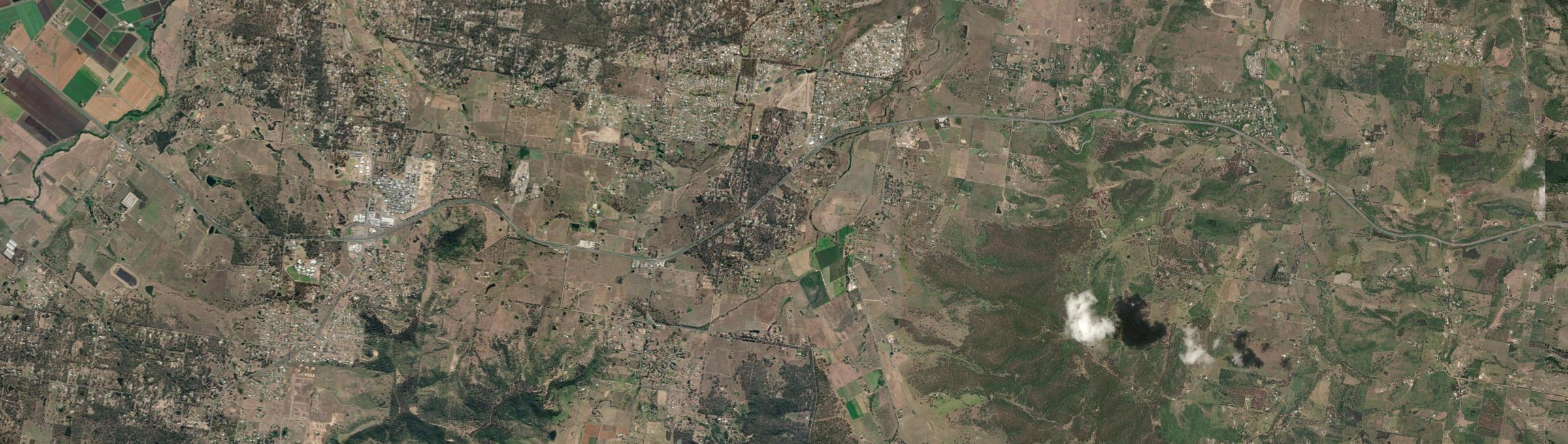 Aerial view of Hatton Vale, QLD