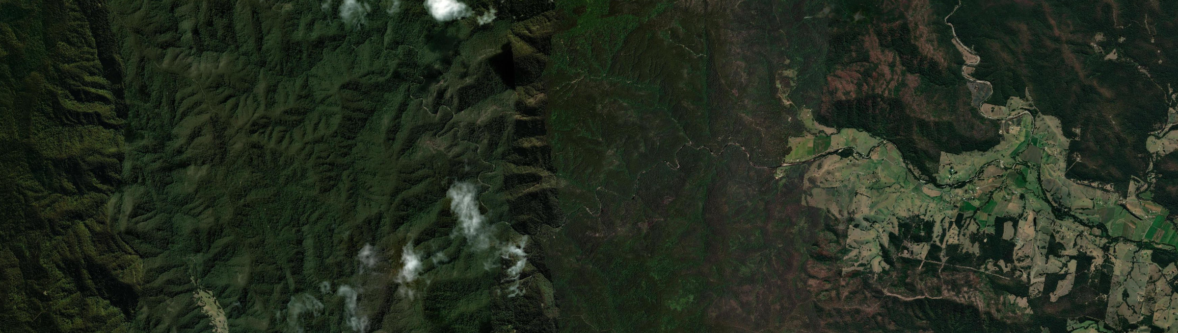 Aerial view of Kippara, NSW