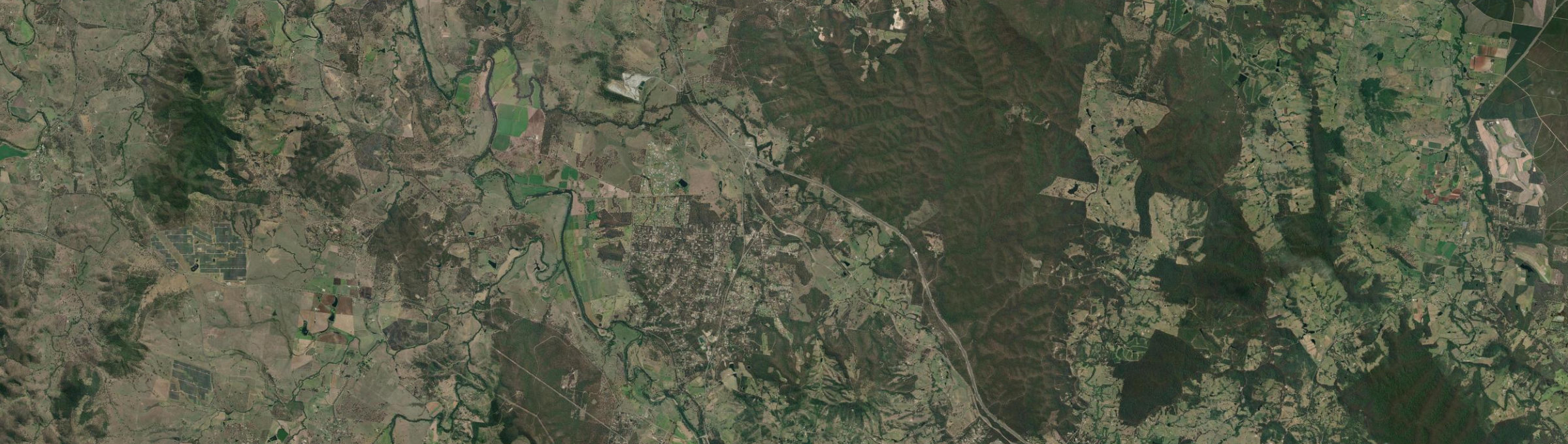 Aerial view of Curra, QLD