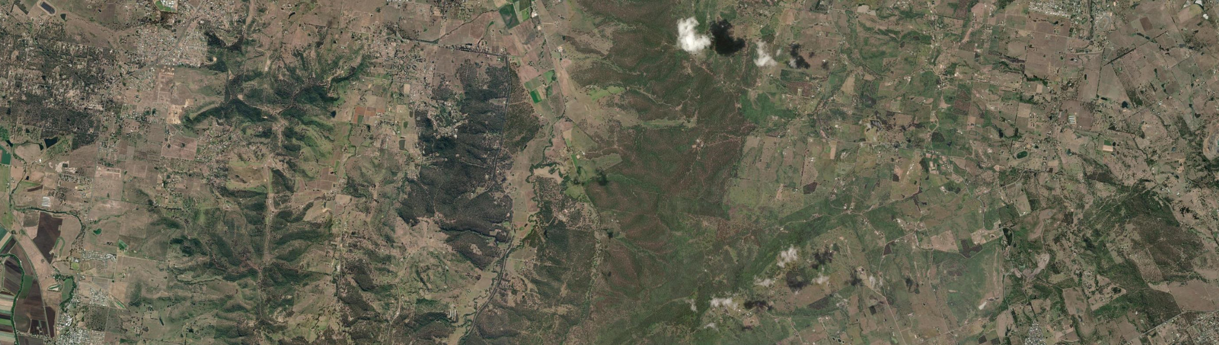 Aerial view of Woolshed, QLD