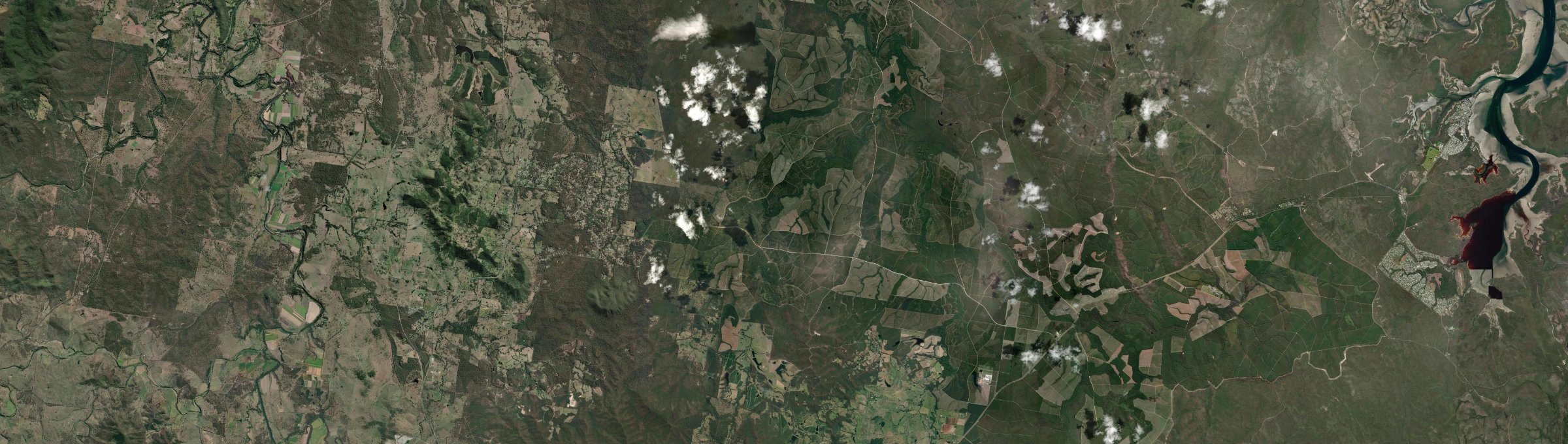 Aerial view of Neerdie, QLD
