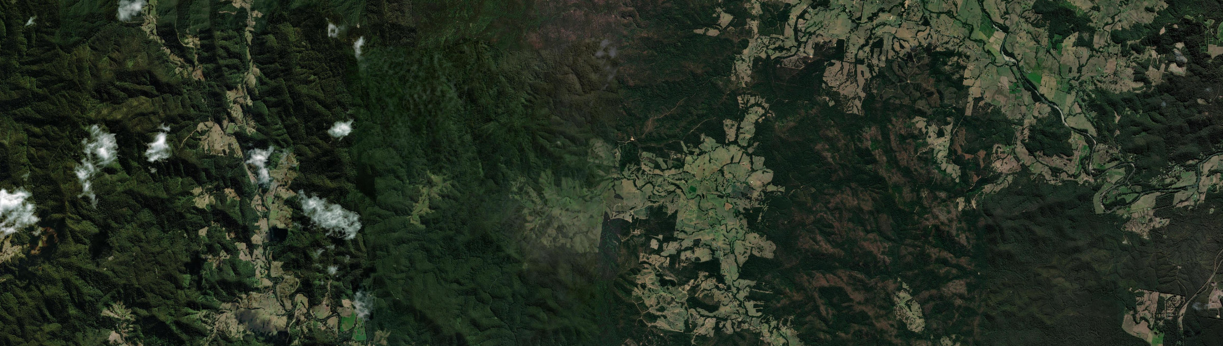 Aerial view of Bellangry, NSW