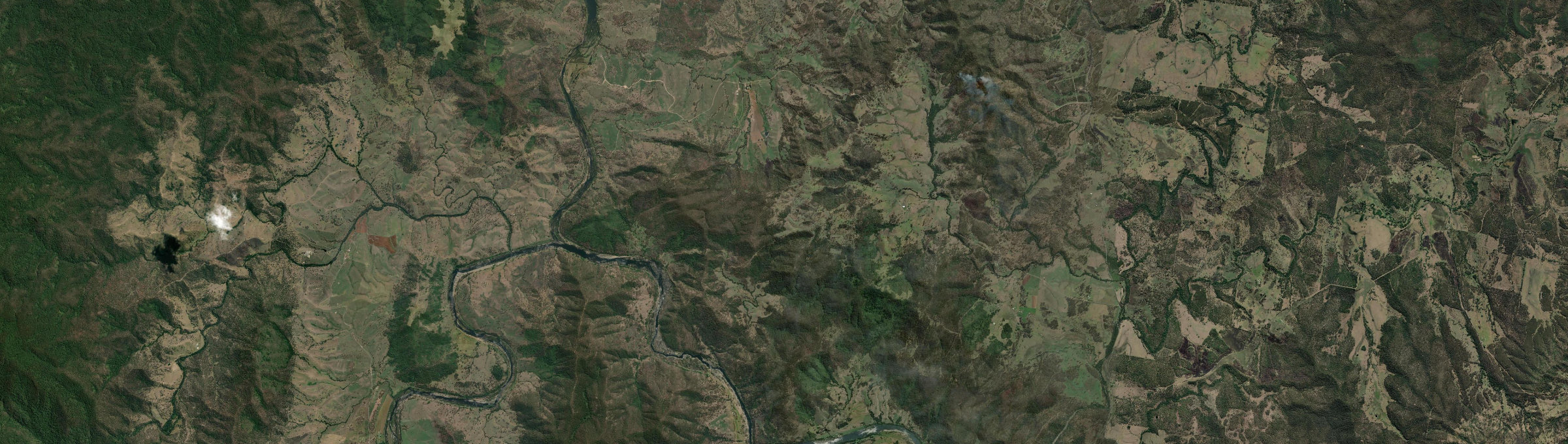 Aerial view of Carnham, NSW