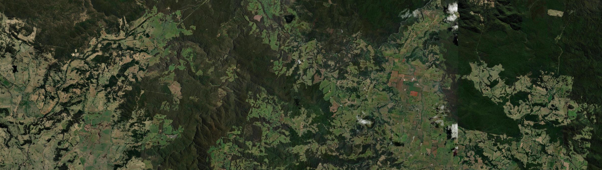 Aerial view of Bostobrick, NSW