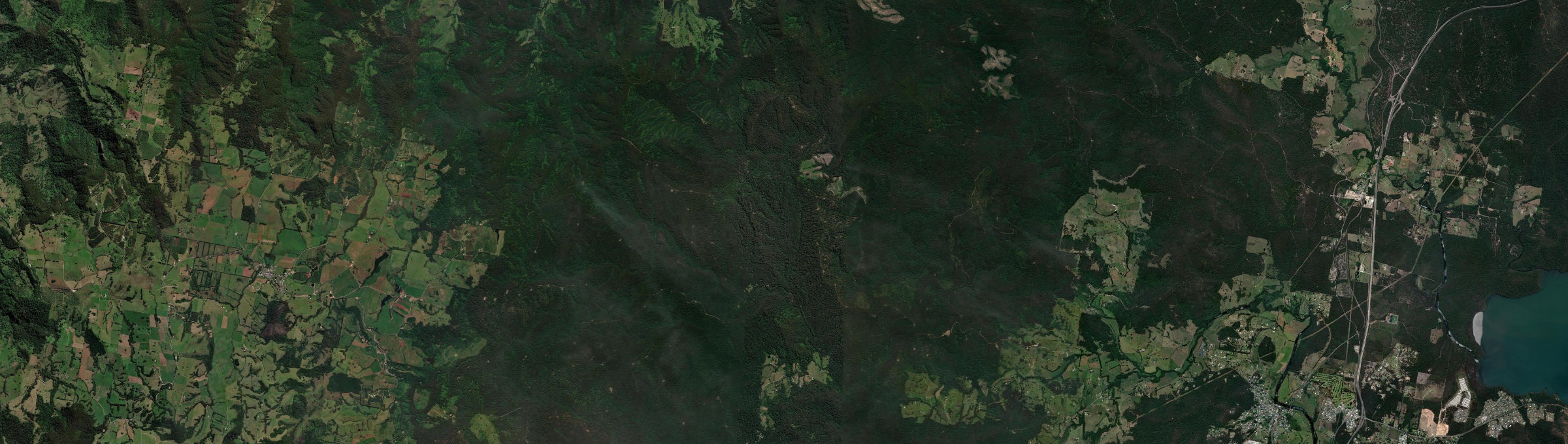 Aerial view of Swans Crossing, NSW