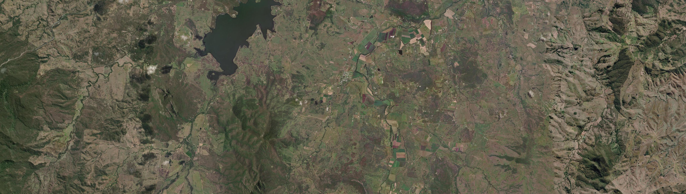 Aerial view of Mount Alford, QLD