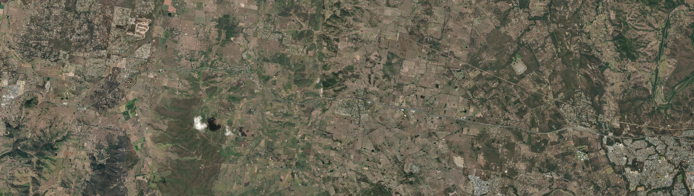 Aerial view of Marburg, QLD