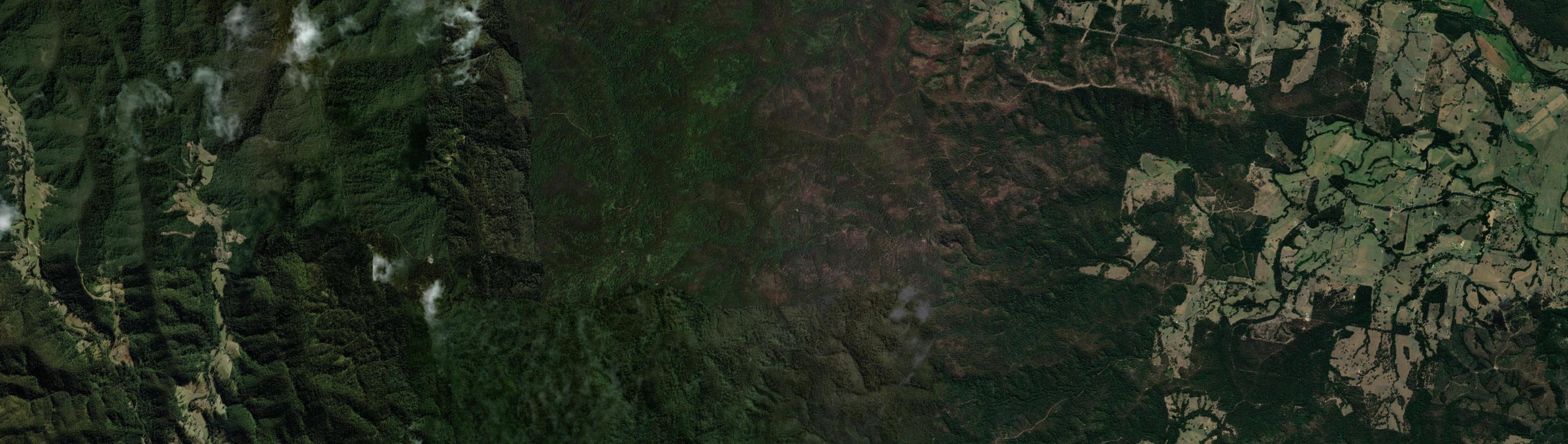 Aerial view of Bril Bril, NSW