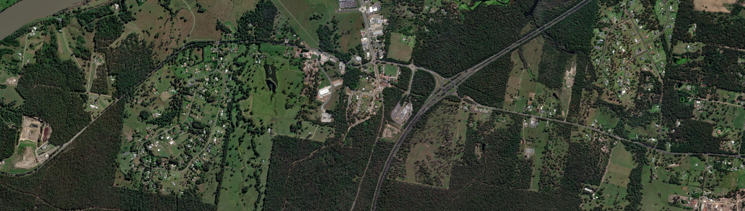 Aerial view of Purfleet, NSW