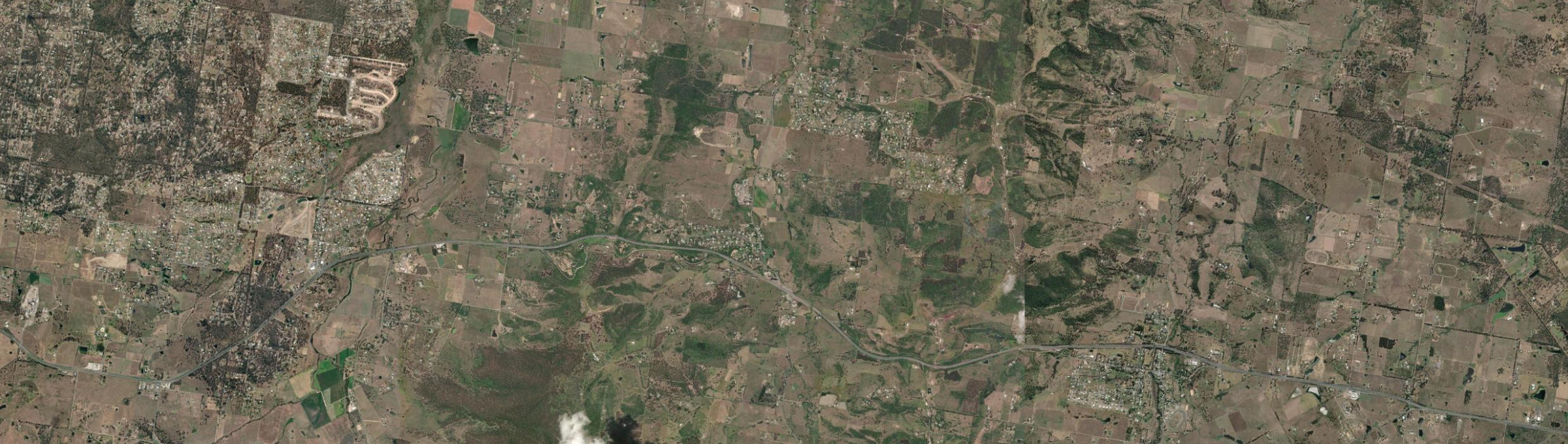 Aerial view of Minden, QLD