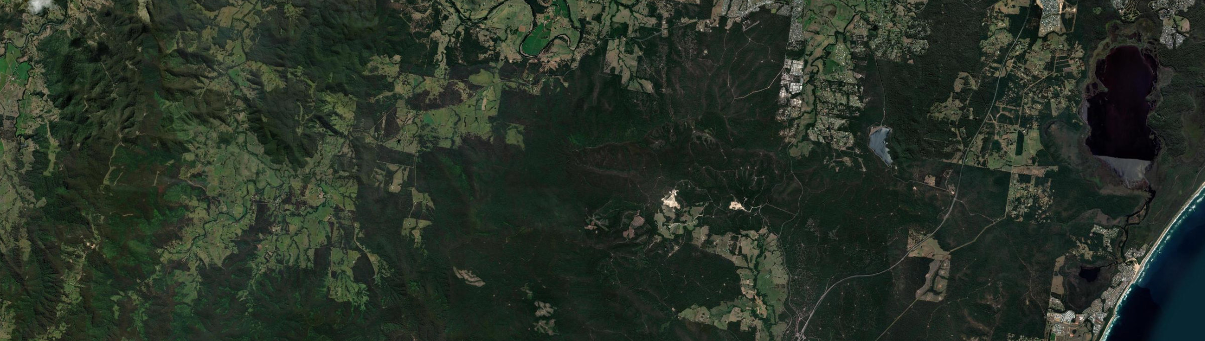 Aerial view of Bago, NSW