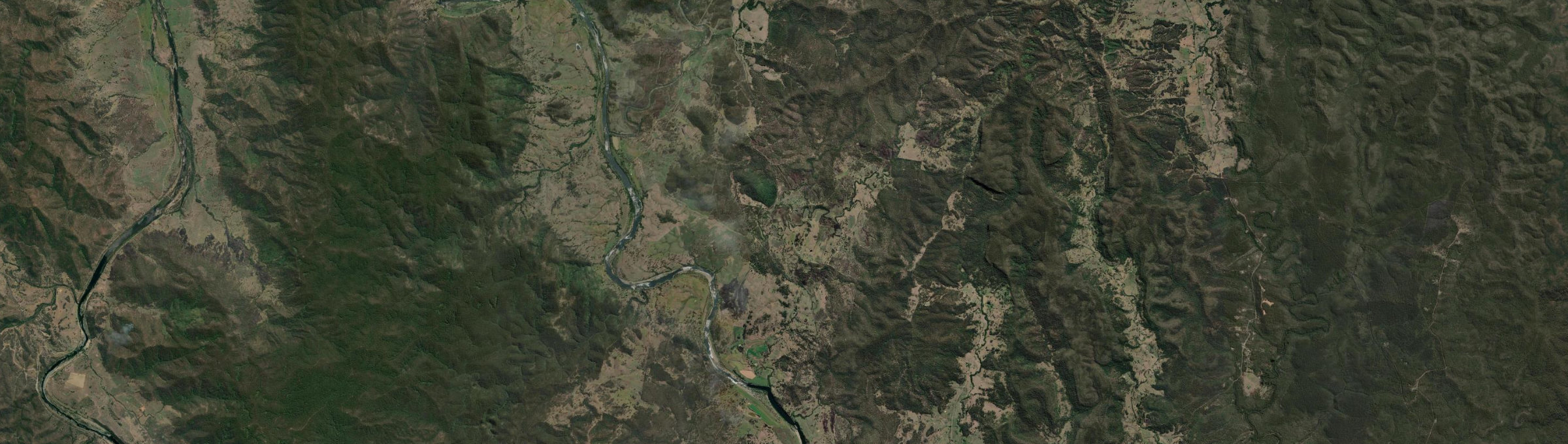 Aerial view of Pulganbar, NSW