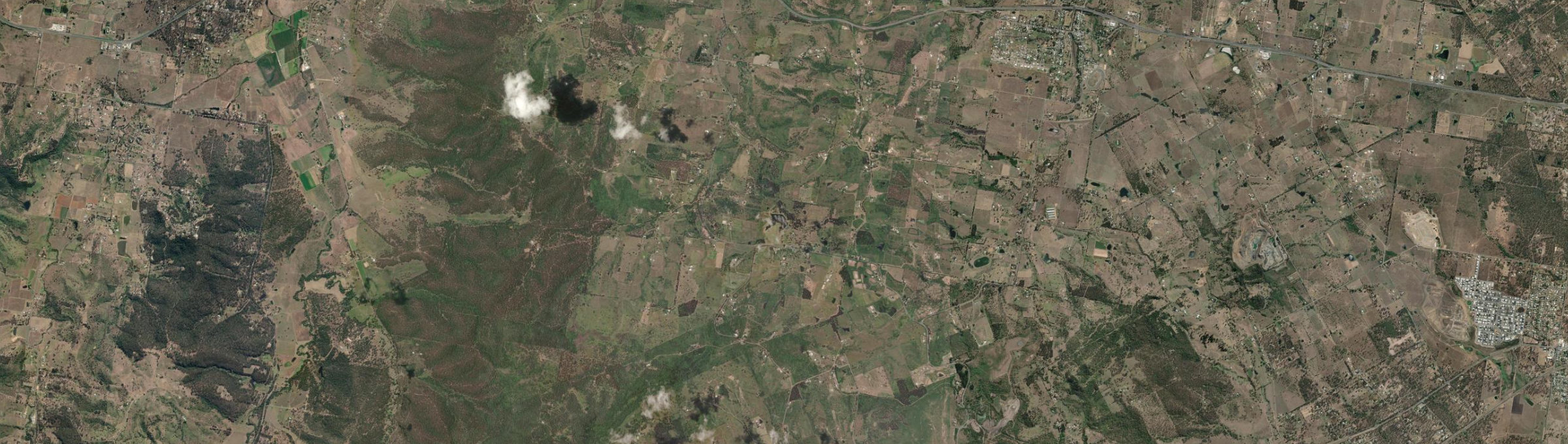 Aerial view of Tallegalla, QLD