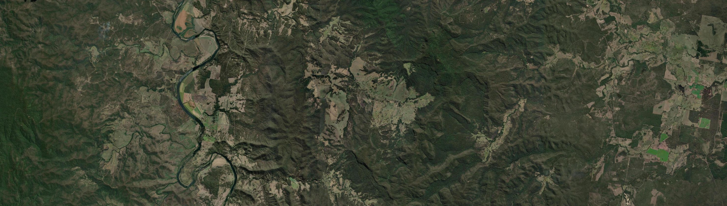 Aerial view of Coongbar, NSW