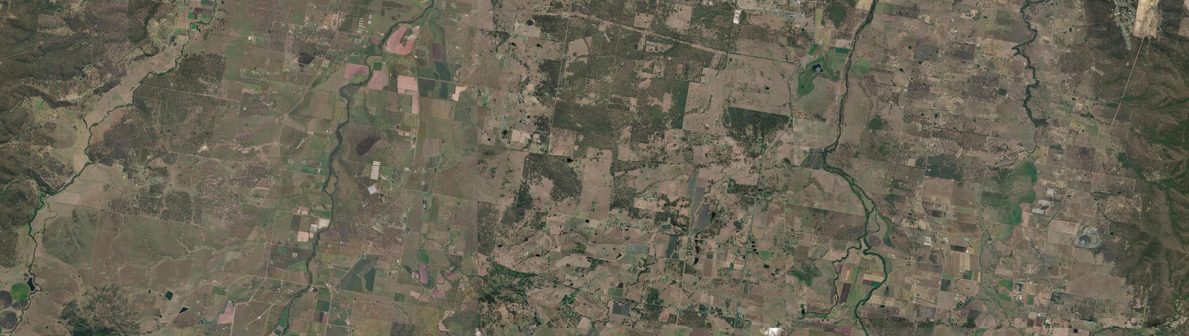 Aerial view of Mount Forbes, QLD