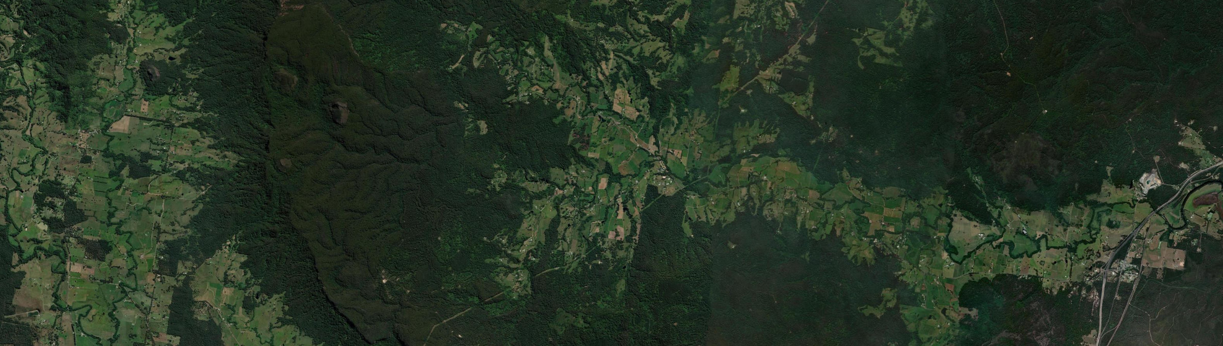 Aerial view of Hannam Vale, NSW