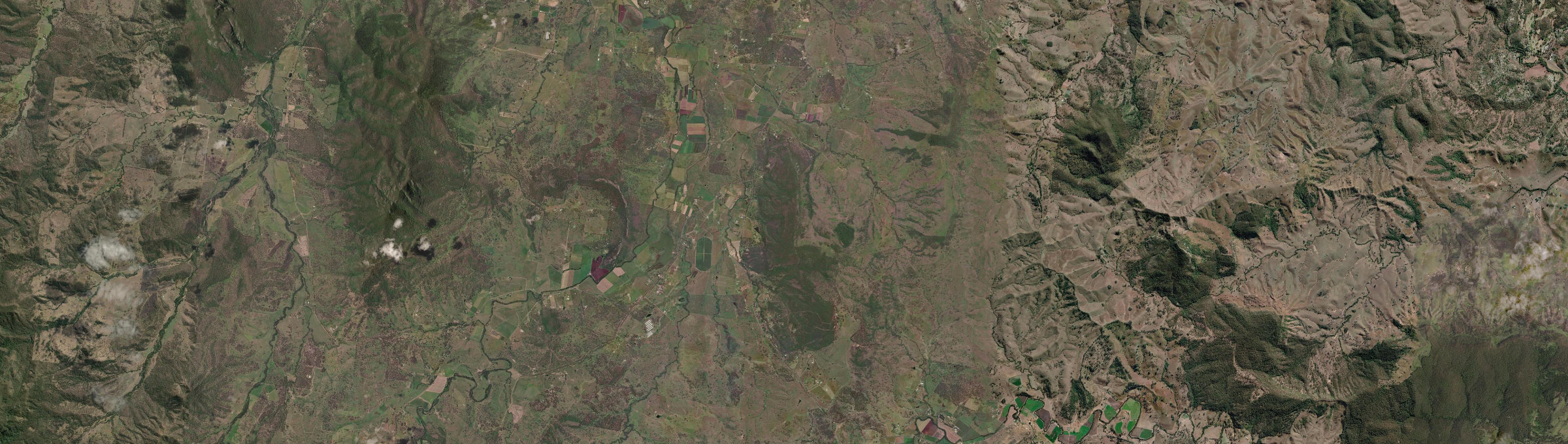Aerial view of Coochin, QLD