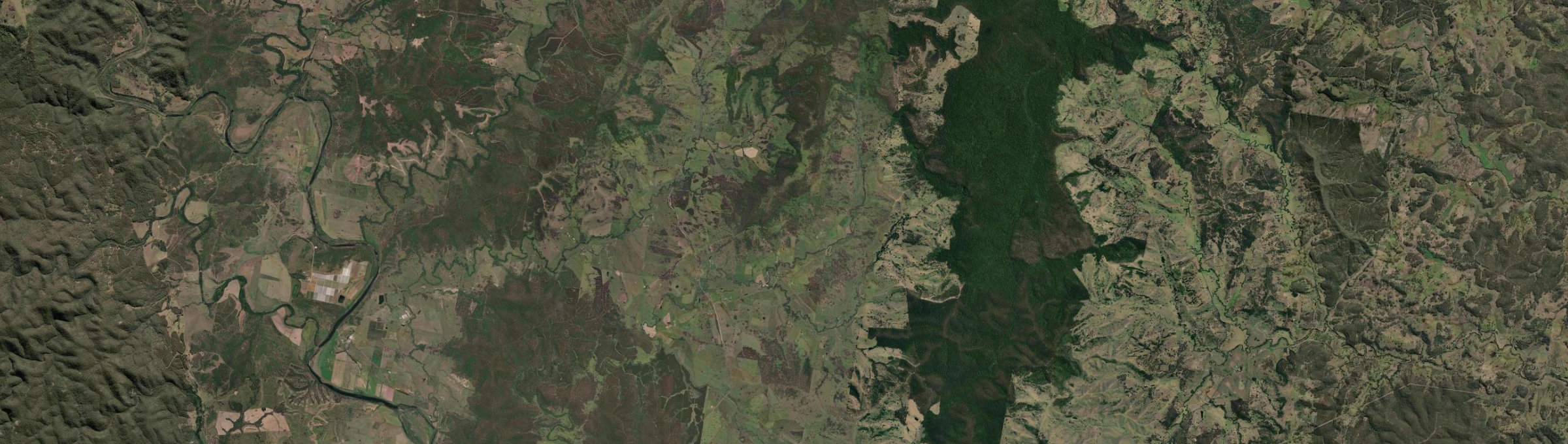 Aerial view of Tunglebung, NSW