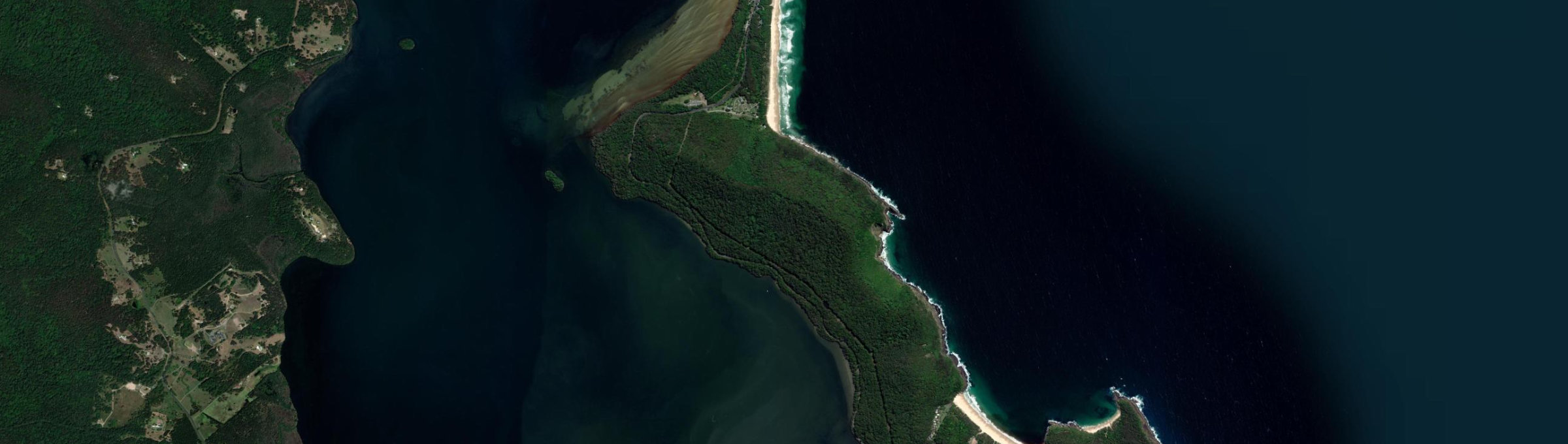 Aerial view of Booti Booti, NSW
