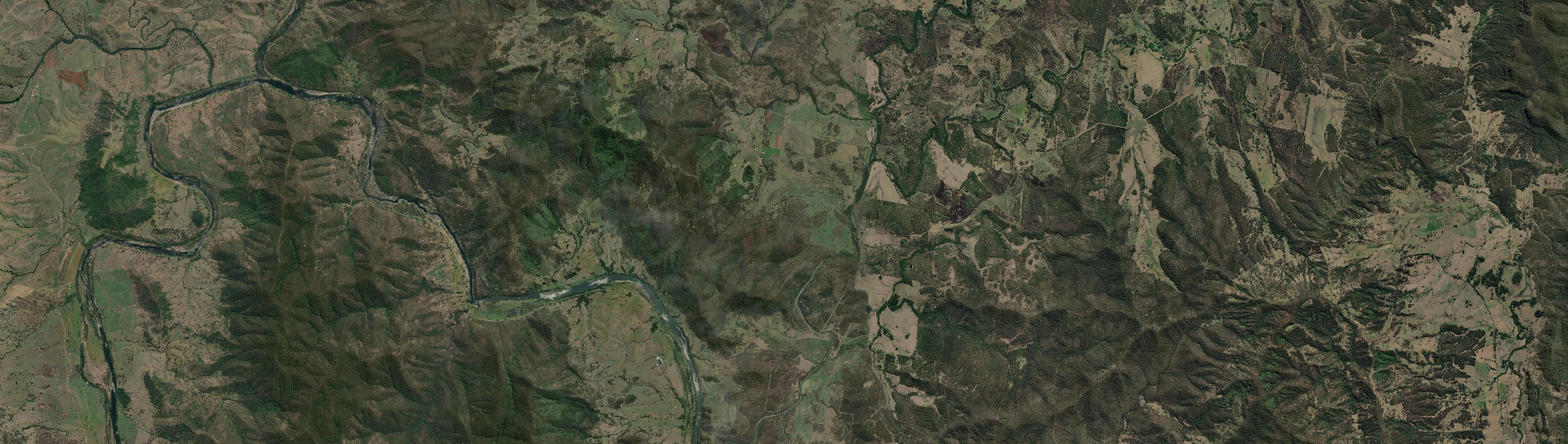 Aerial view of Fine Flower, NSW