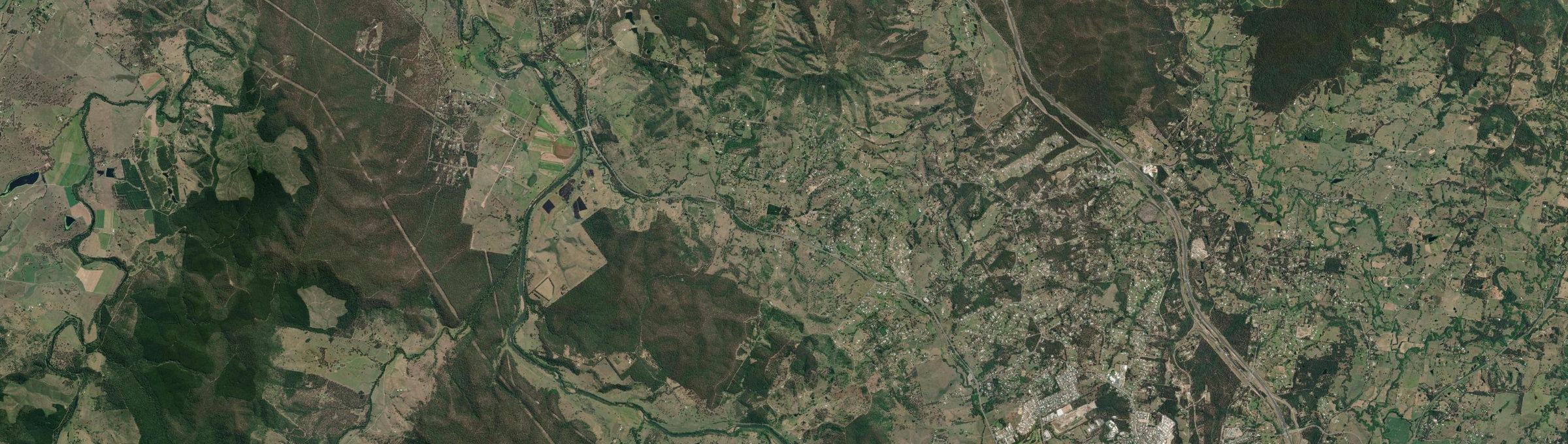 Aerial view of Chatsworth (Qld), QLD