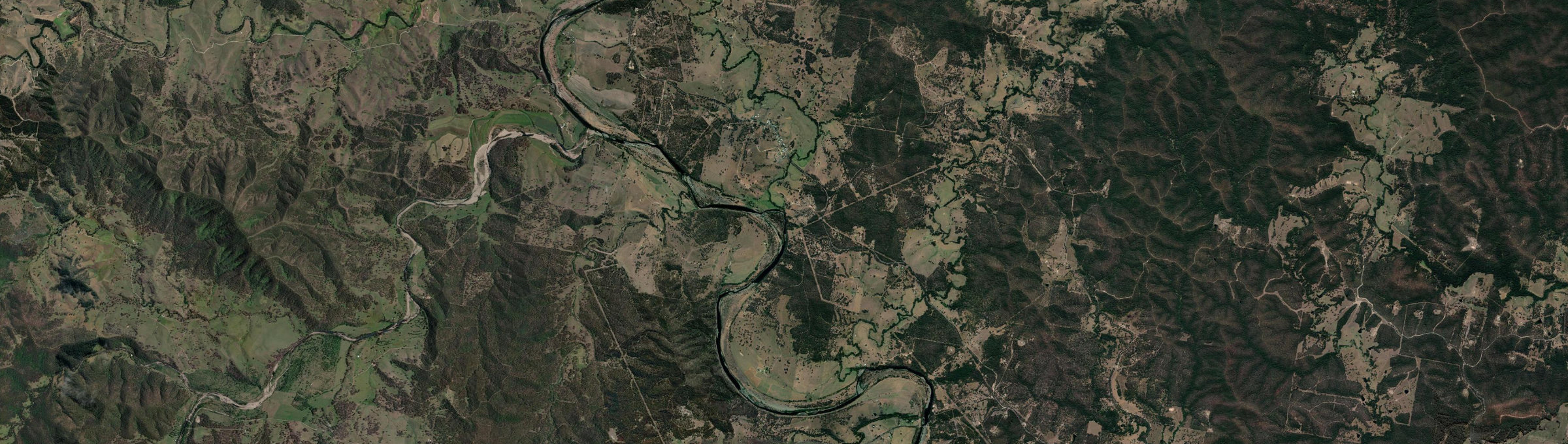 Aerial view of Willawarrin, NSW
