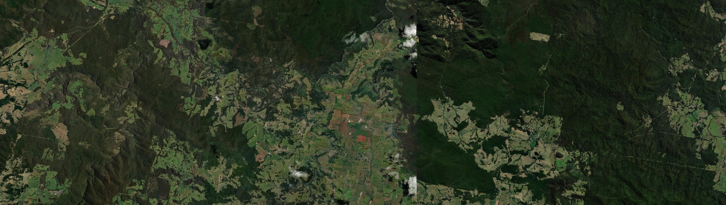 Aerial view of North Dorrigo, NSW