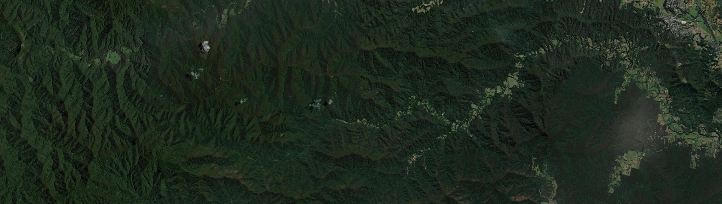 Aerial view of Kalang, NSW