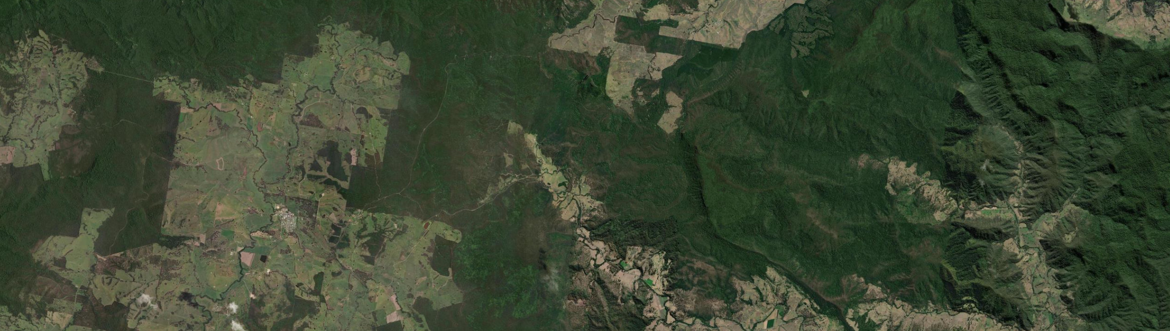 Aerial view of Dairy Flat, NSW